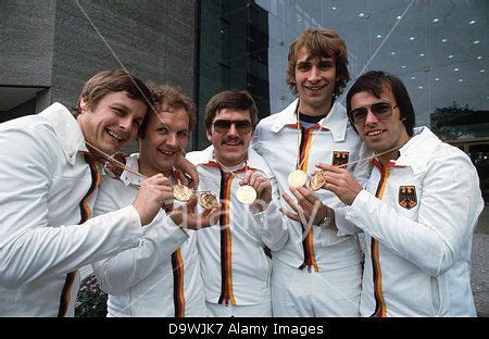 Stock Photo - German foil-fencing with Erik Sens-Gorius, Harald Hein ...