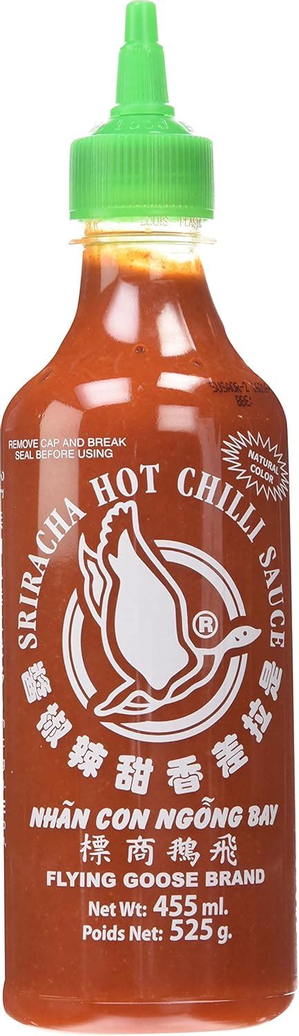 Flying Goose Sriracha Hot Chilli Sauce 455ml Uk Grocery