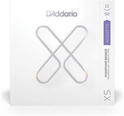 Струны для акустической гитары D'Addario XSAPB1152 11-52, фосфорная ...