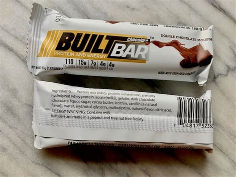 Built Bar Nutrition Label | Flavorpalooza