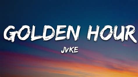 JVKE - golden hour (Lyrics) Chords - Chordify