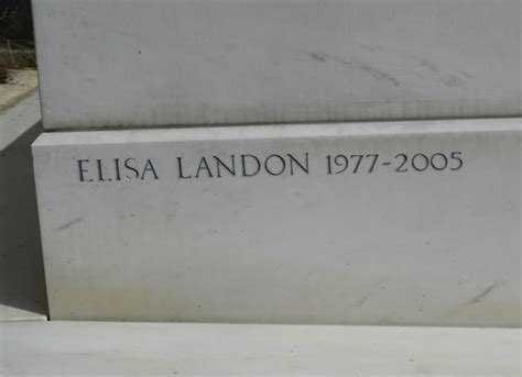 Cimetière du Père Lachaise APPL LANDON Elisa 1977 2005