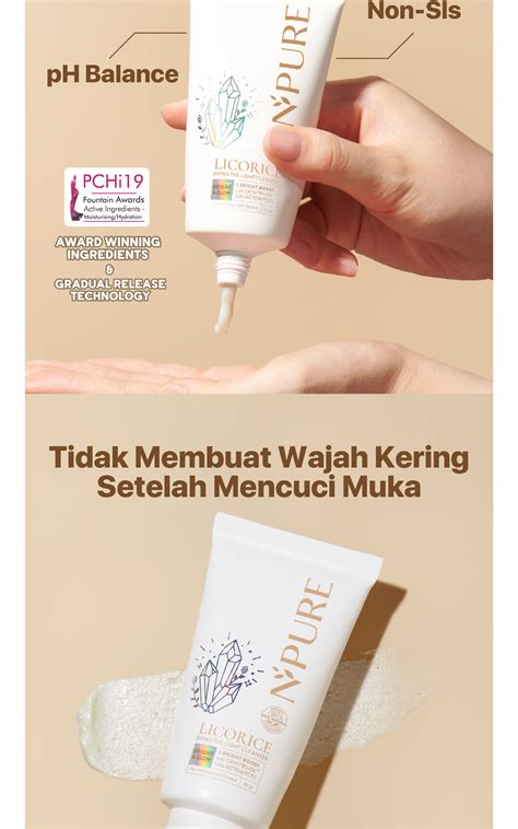 Jual Npure Licorice Bring The Light Cleanser