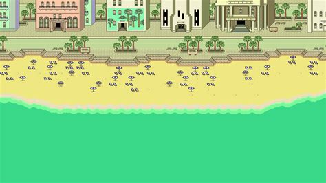 pixel art, Pixels, Beach, Artwork Wallpapers HD / Desktop and Mobile ...