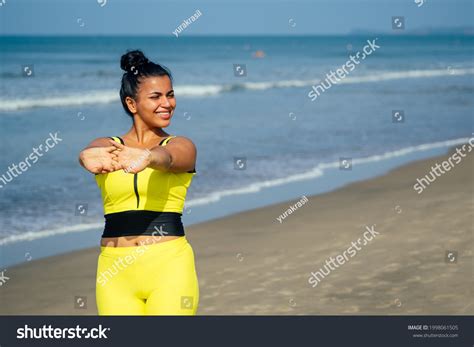 Happy Asian Brunette Woman Stylish Yellow Stock Photo 1998061505 Shutterstock