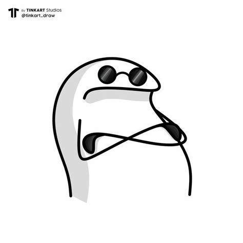 Flork Con Lentes Cool Florkofcows Icons Funny Doodles Cute Doodle