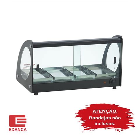 Estufa T Rmica Vitrine Curva Master Eam Gelo X Edanca Madeiramadeira