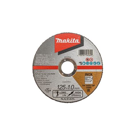 MAKITA rezna ploča za inox 125x22 23x1 mm E 03040