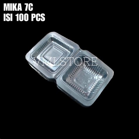 Jual Mika C Isi Pcs Mika Kue Kecil Bening Ukuran Xc Shopee