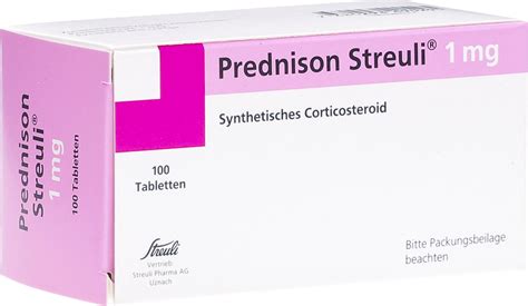 Prednison Streuli Tabletten 1mg 100 Stück in der Adler Apotheke