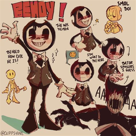 Bendy Drawing Bendy And The Ink Machine Amino