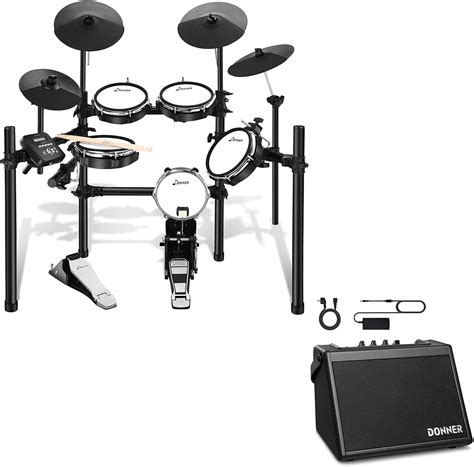 Donner Ded Electric Drum Set Con Wireless Electronic Drum