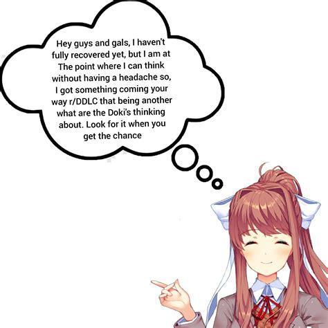 What are the Doki's thinking about? 22/3/2020 #1 : r/DDLC