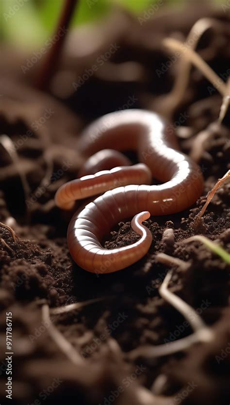 earthworms rich soil showing vital role play soil health plant growth ...