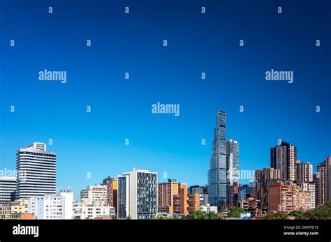 View of downtown Bogota, Colombia skyline Stock Photo - Alamy