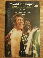 Boston Celtics Media Guide Red Auerbach John Havlicek Dave