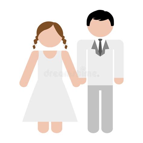 Couple Man And Woman Icon Image Stock Vector Illustration Of Emotional Romance 81800819