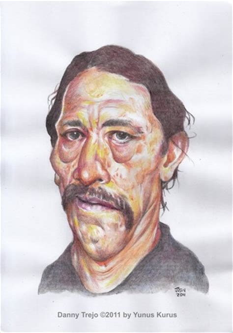 Danny Trejo von Joen Yunus Berühmte Personen Cartoon TOONPOOL