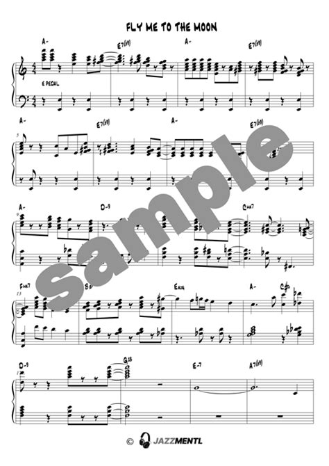 Beegie Adair Fly Me To The Moon Sheet Music