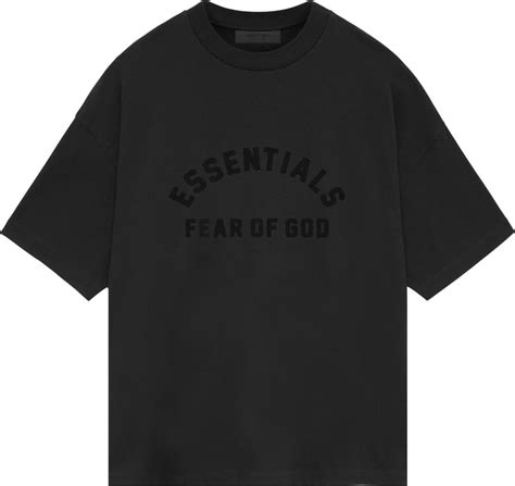 Buy Fear Of God Essentials Heavy Short Sleeve Tee Black 125su242000f Goat