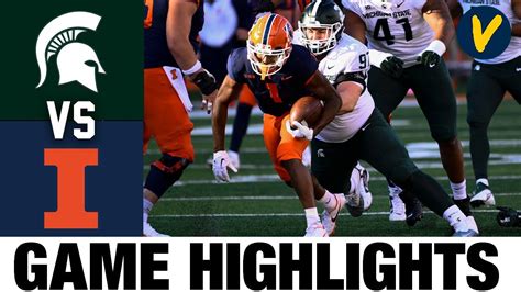 Michigan State Vs 16 Illinois 2022 College Football Highlights Youtube