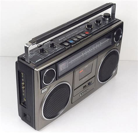 Vintage S Sanyo M Boombox Ghetto Blaster Cassette