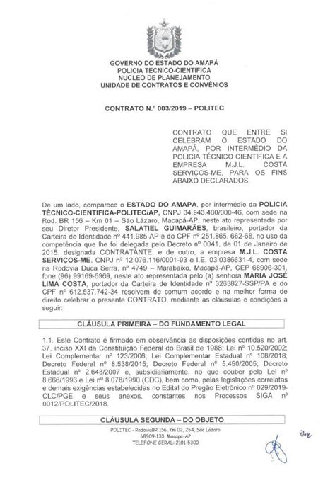 PDF Cosiga Ap Gov Brcosiga Ap Gov Br Contratos 2568 Anexo RECARGA DE