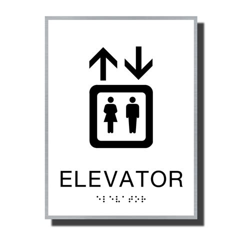 ADA Elevator Signs with Braille - Nap ADA Signs – Tagged "Elevator ...