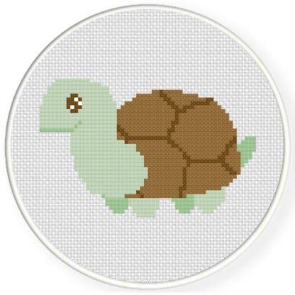 Cute Turtle Cross Stitch Pattern Daily Cross Stitch