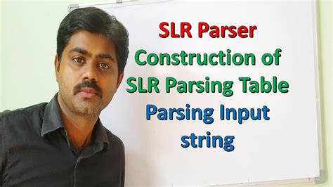 Slr Parser In Compiler Design With Solved Example Slr Parsing Table