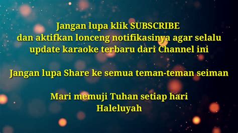 TERLALU BESAR KARAOKE ROHANI KRISTEN YouTube