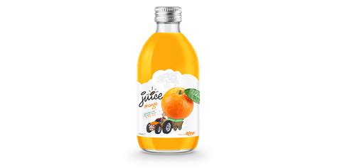 Fruit Drinks Glass 320ml Fruit Orange Juice Private Label Brand