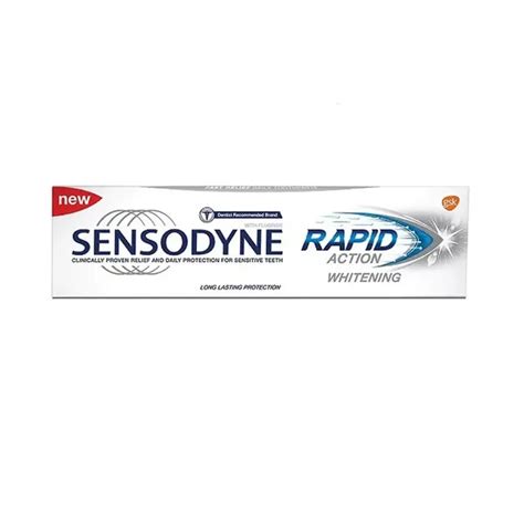 Kem Đánh Răng Sensodyne Rapid Action Whitening Toothpaste 100g