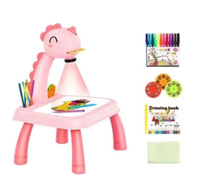 Mesa De Dibujo Infantil Con Proyector Led Opaa