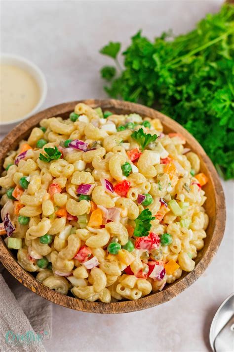 Creamy Macaroni Pasta Salad | AllFreeCopycatRecipes.com