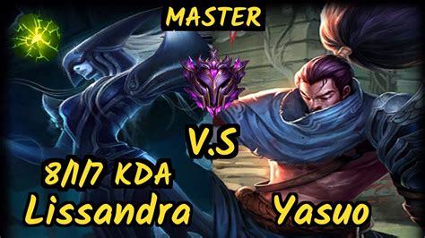 Pretty Lissandra Vs Yasuo Kda Mid Gameplay Euw Ranked