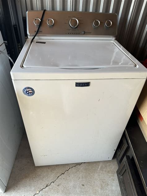 Maytag Cu Ft High Efficiency White Top Load Washing Machine Ebay