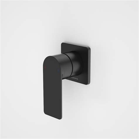 Caroma Urbane Ii Bathshower Mixer Square Matte Black Renovators