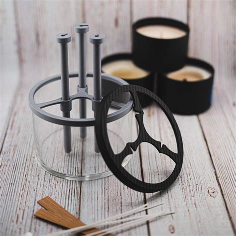 Custom Sized TRIPLE Wick Centering Tool And Wick Holder Combo Pack The