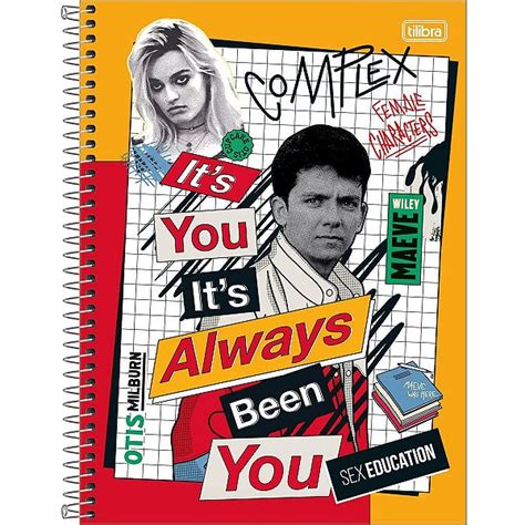Caderno Espiral Capa Dura 10 Matérias Sex Education MEGA IMPRESS Papelaria Copos