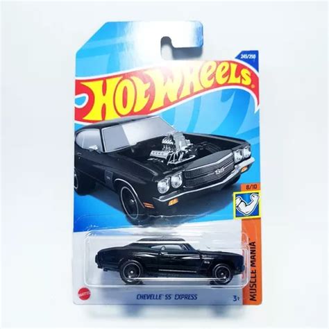 Hot Wheels Chevelle Ss Express Negro 2022 Motor Fuera MercadoLibre