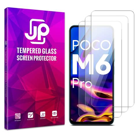 JP Long Pack Kaljeno Steklo 3 Stekla Za Xiaomi Poco M6 Pro Momanio Si