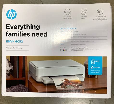 HP ENVY 6052 Wireless All-in-One Color Inkjet Printer, Scan and Copy ...