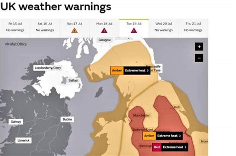 Met Office Says Northern Ireland May See Its Temperature Record Smashed