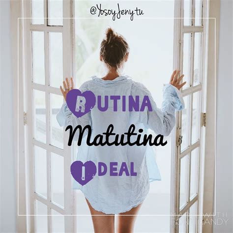 Rutina Matutina Ideal Jenniffer Fernández