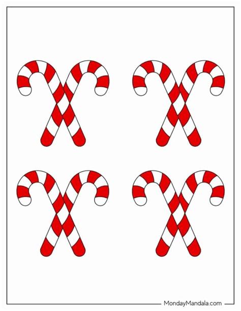 44 Candy Cane Templates Free Pdf Printables