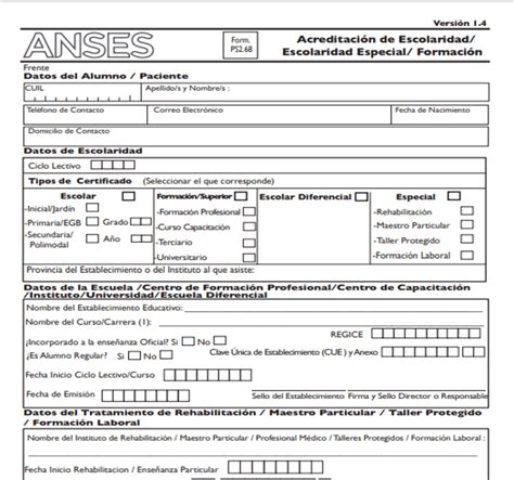 FORMULARIO ANSES 2 68 Descargar Cómo Completarlo enero 2025