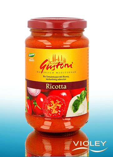 Gustoni Organic Tomato Sauce Ricotta G At Violey