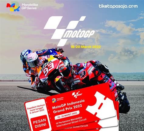 Tiket Motogp Indonesia Dijual Juga Di Tiketapasaja