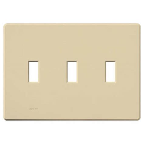 Fg 3 Iv Lutron Fg 3 Iv Fassada 3 Gang Traditional Wall Plate Ivory